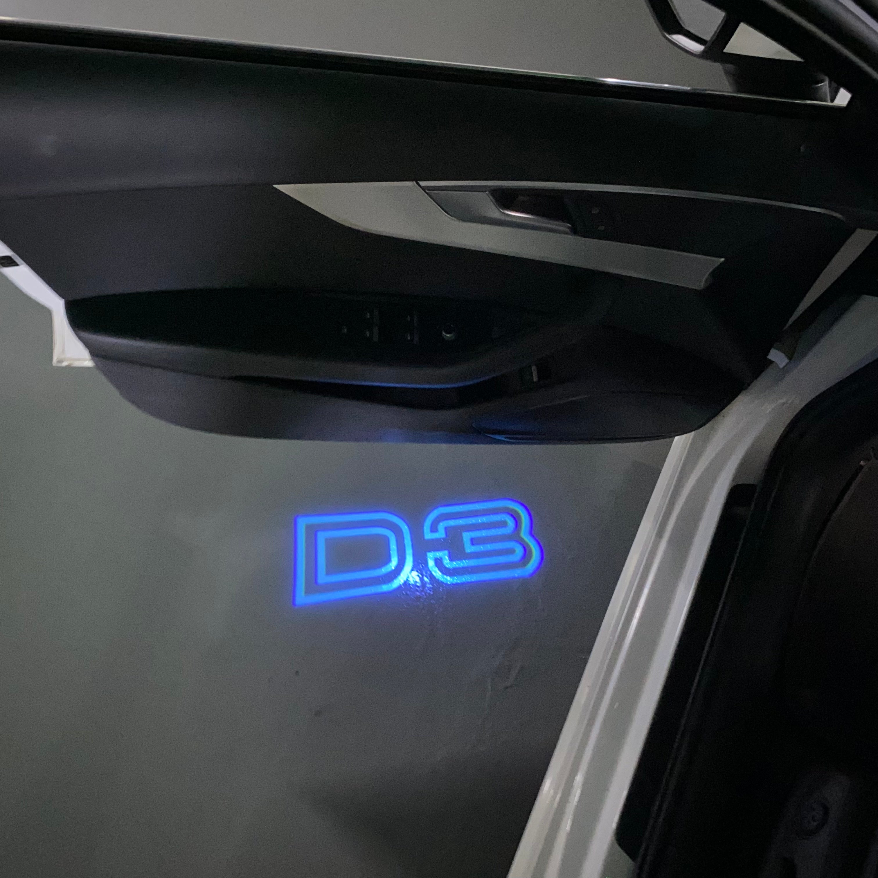 ALPINA  D3   LOGO PROJECTOT LIGHTS  (quantity 1 = 1 sets/2 door lights) Nr.07A25