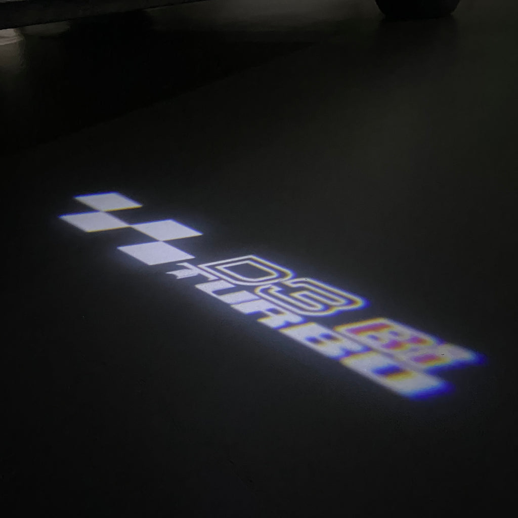 ALPINA D3 LOGO PROJECTOT LIGHTS  (quantity 1 = 1 sets/2 door lights) Nr.07A16