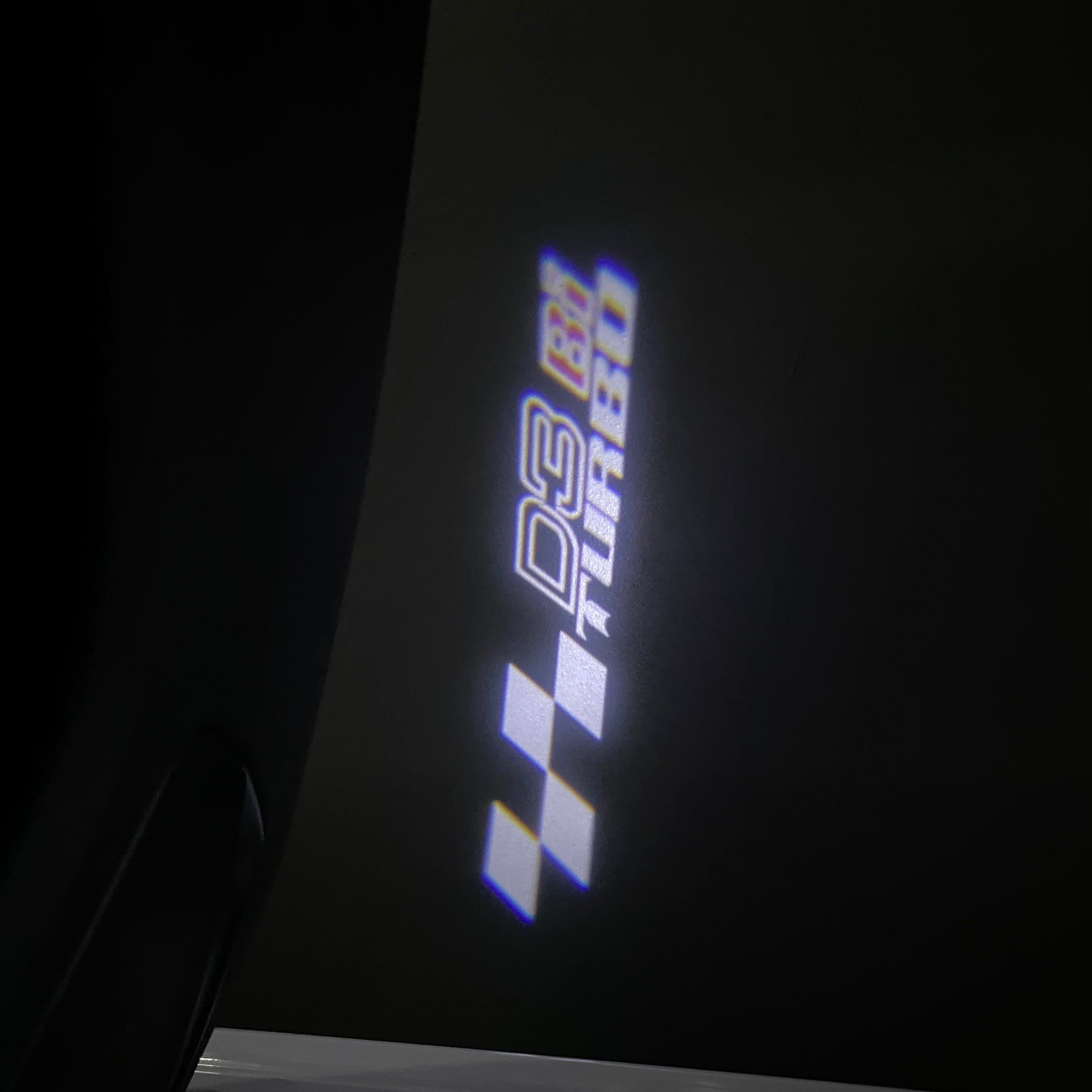 ALPINA D3 LOGO PROJECTOT LIGHTS  (quantity 1 = 1 sets/2 door lights) Nr.07A16