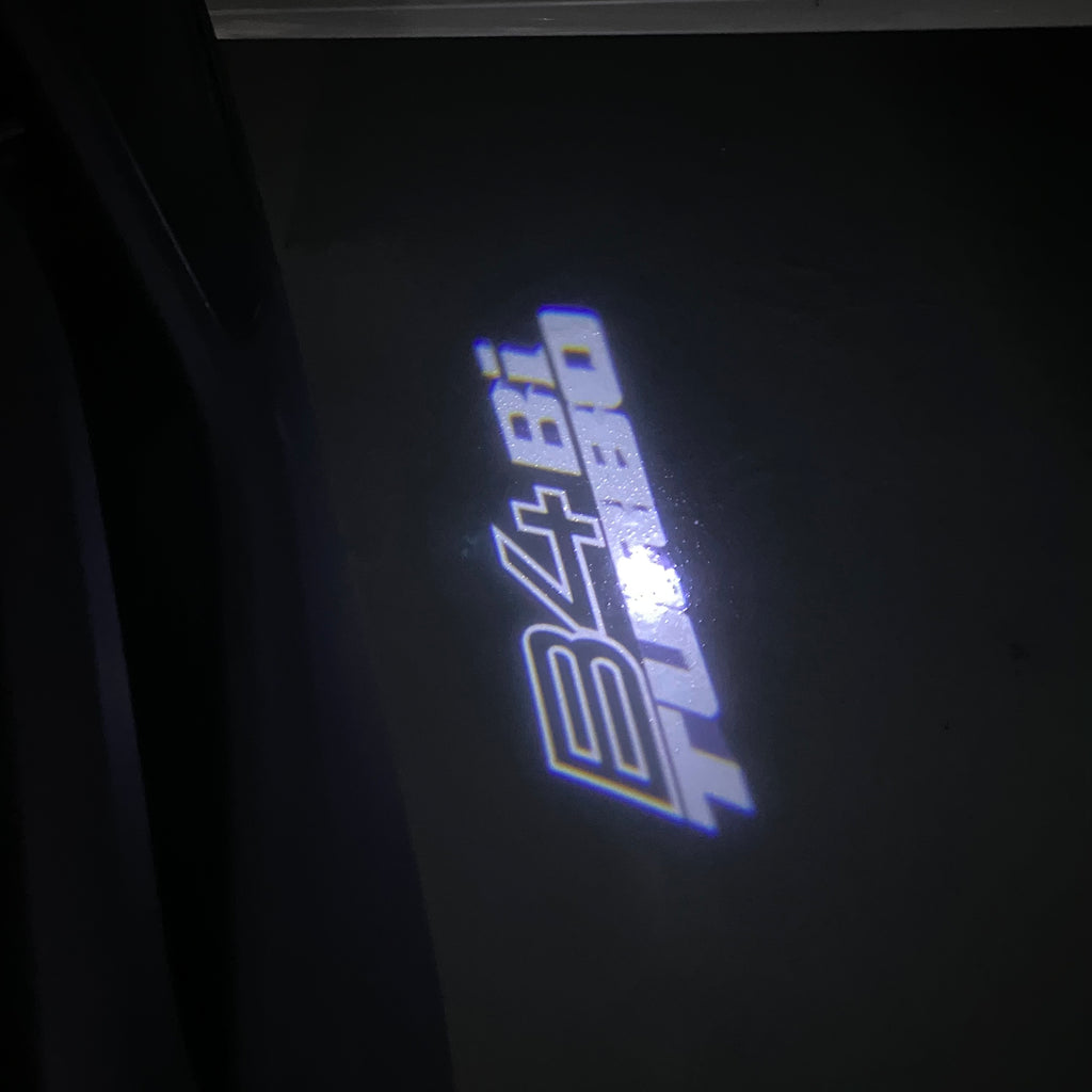 ALPINA B4  Bi TURBO LOGO PROJECTOT LIGHTS  (quantity 1 = 1 sets/2 door lights) Nr.07A49