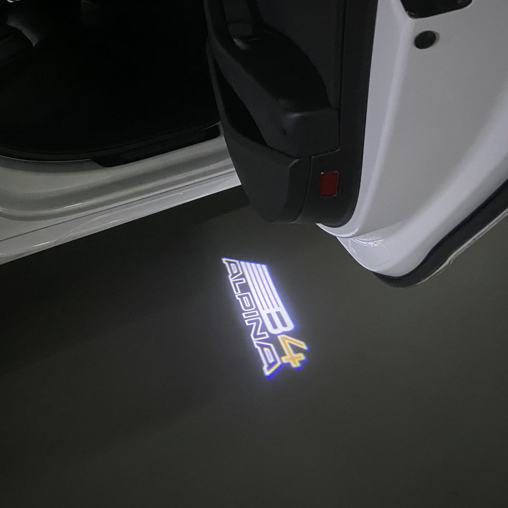 ALPINA B4 LOGO PROJECTOT LIGHTS  (quantity 1 = 1 sets/2 door lights) Nr.07A65