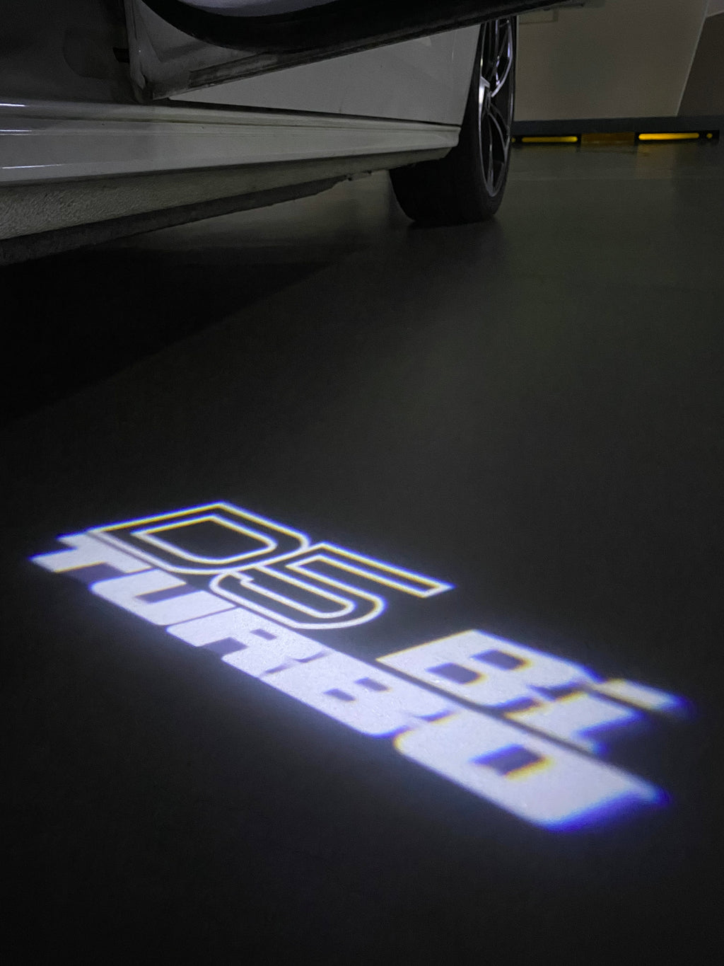 ALPINA  D5 Bi TURBO LOGO PROJECTOT LIGHTS  (quantity 1 = 1 sets/2 door lights) Nr.07A12