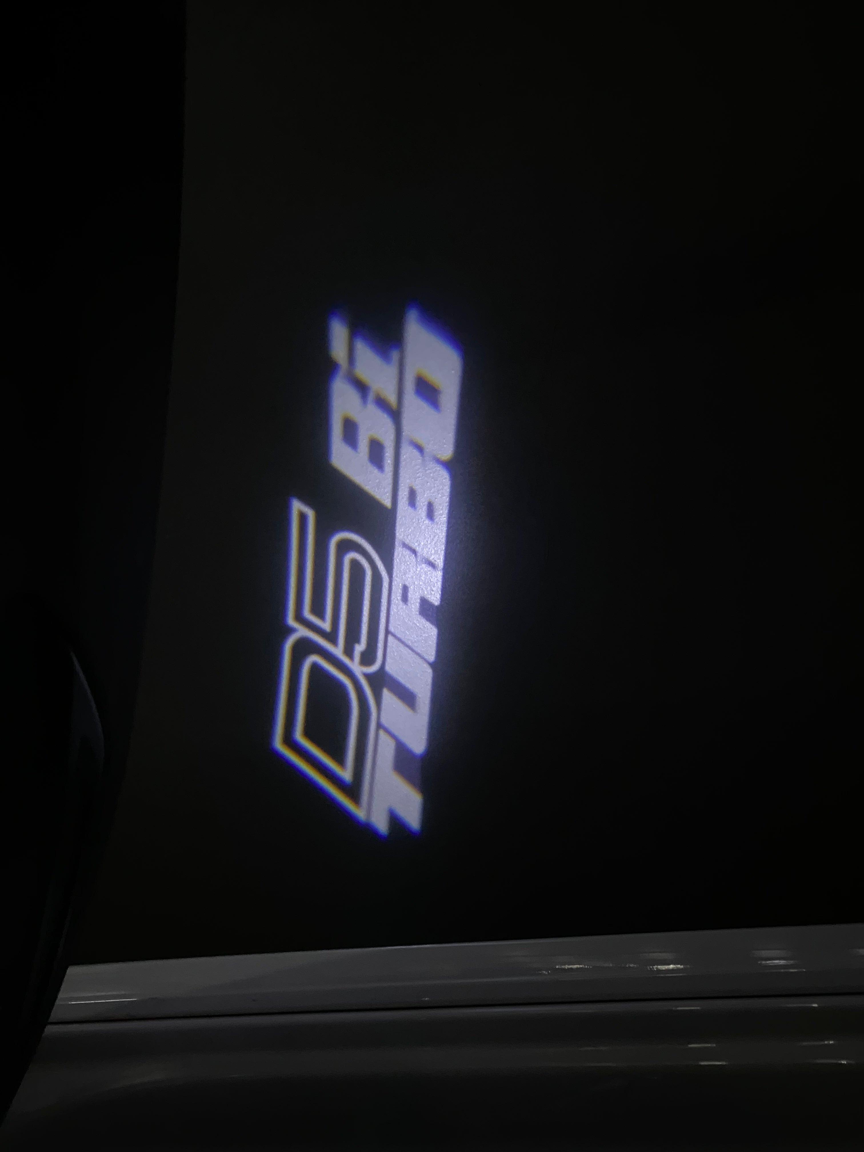 ALPINA  D5 Bi TURBO LOGO PROJECTOT LIGHTS  (quantity 1 = 1 sets/2 door lights) Nr.07A12