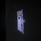 ALPINA D5 LOGO PROJECTOT LIGHTS  (quantity 1 = 1 sets/2 door lights) Nr.07A18）