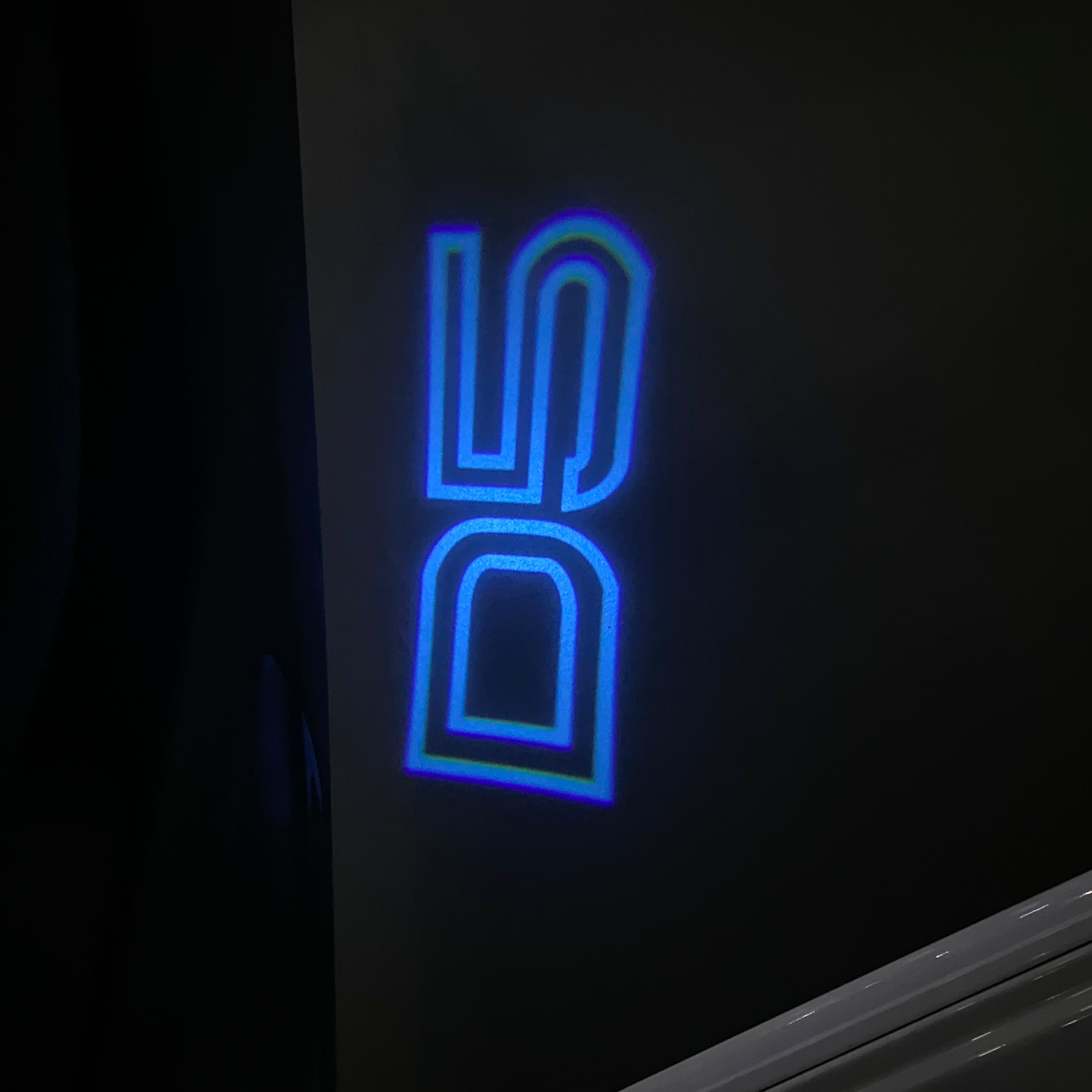 BMW LOGO PROJECTOT LIGHTS Nr.07 (quantità 1 = 1 set/2 luci porta)