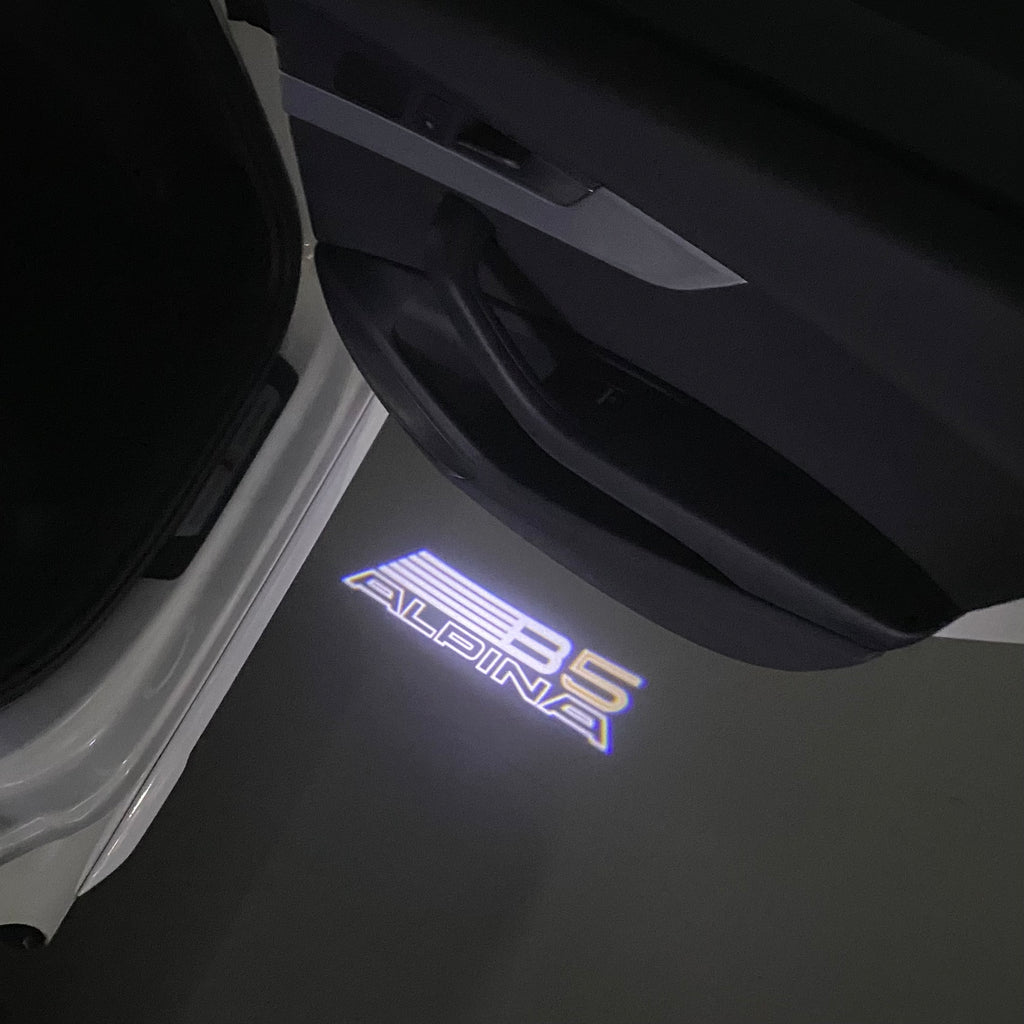 ALPINA B5   LOGO PROJECTOT LIGHTS  (quantity 1 = 1 sets/2 door lights) Nr.07A22