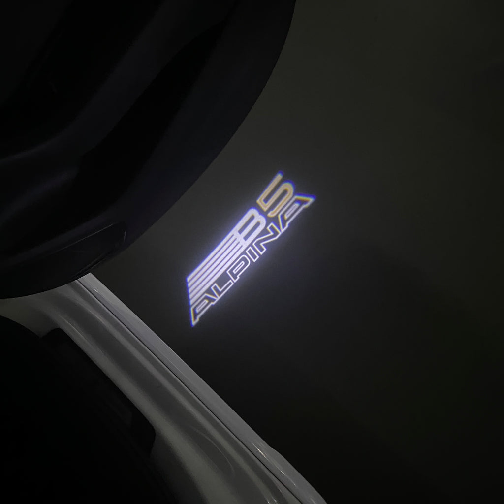 ALPINA B5   LOGO PROJECTOT LIGHTS  (quantity 1 = 1 sets/2 door lights) Nr.07A22