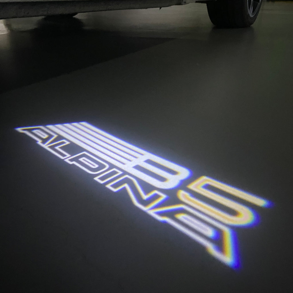 ALPINA B5   LOGO PROJECTOT LIGHTS  (quantity 1 = 1 sets/2 door lights) Nr.07A22