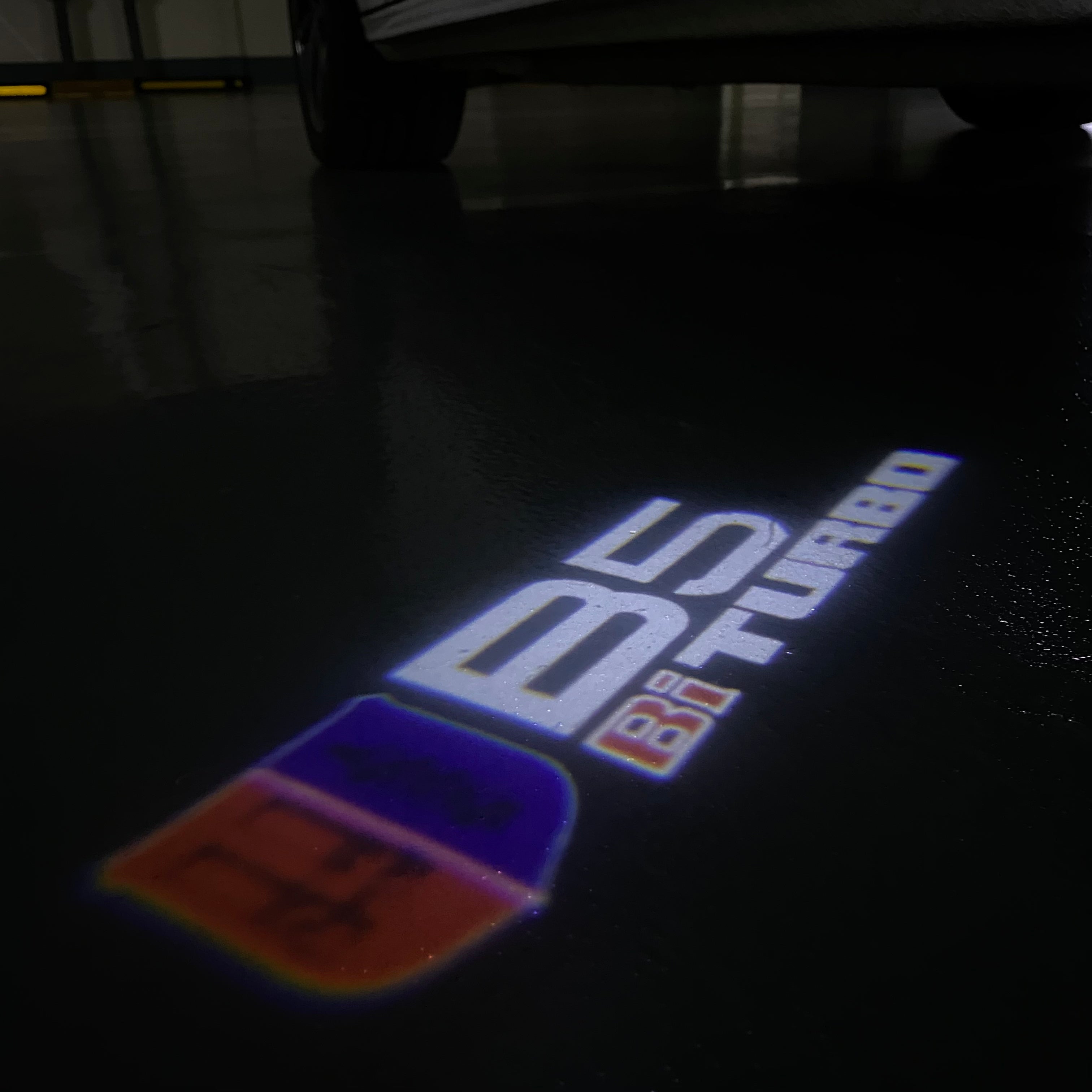 ALPINA B5 Bi TURBO LOGO PROJECTOT LIGHTS  (quantity 1 = 1 sets/2 door lights) Nr.07A57