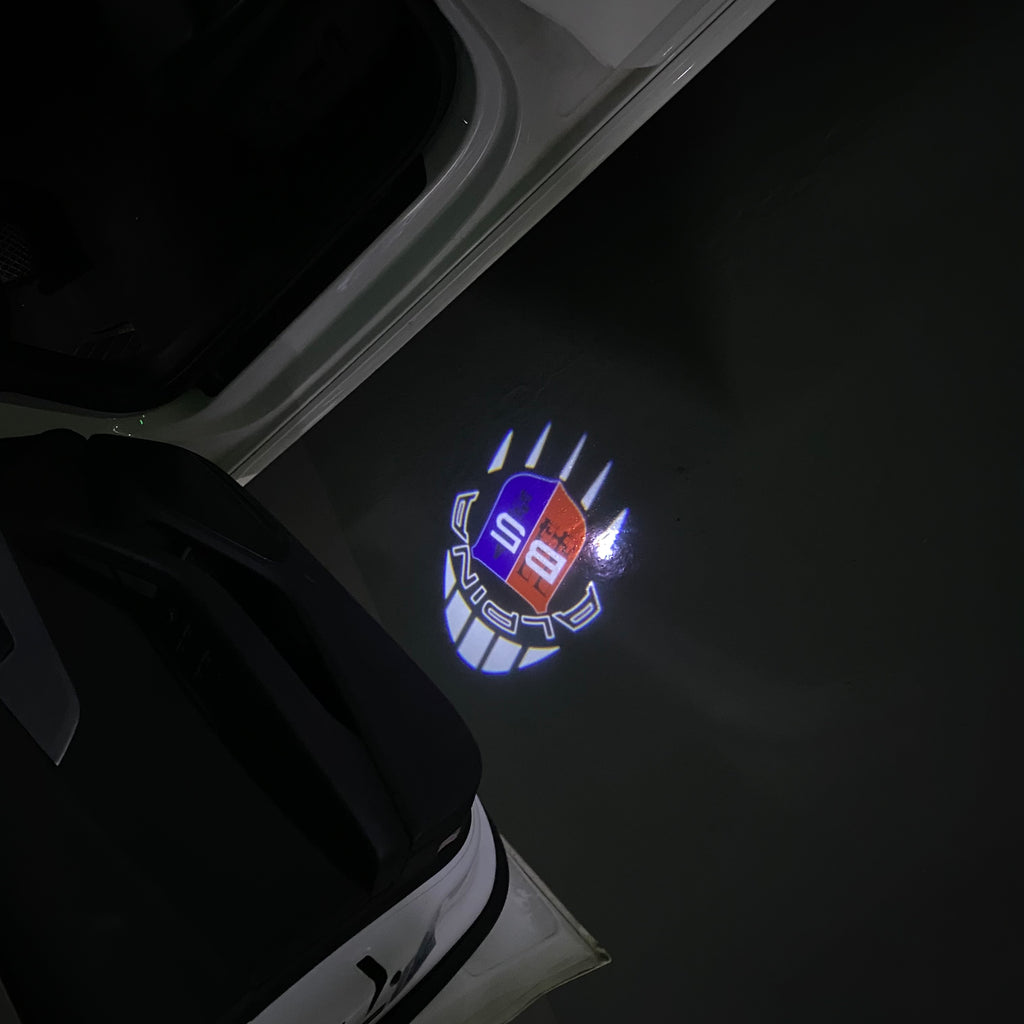 BMW LOGO PROJECTOT LIGHTS Nr.07 (quantità 1 = 1 set/2 luci porta)