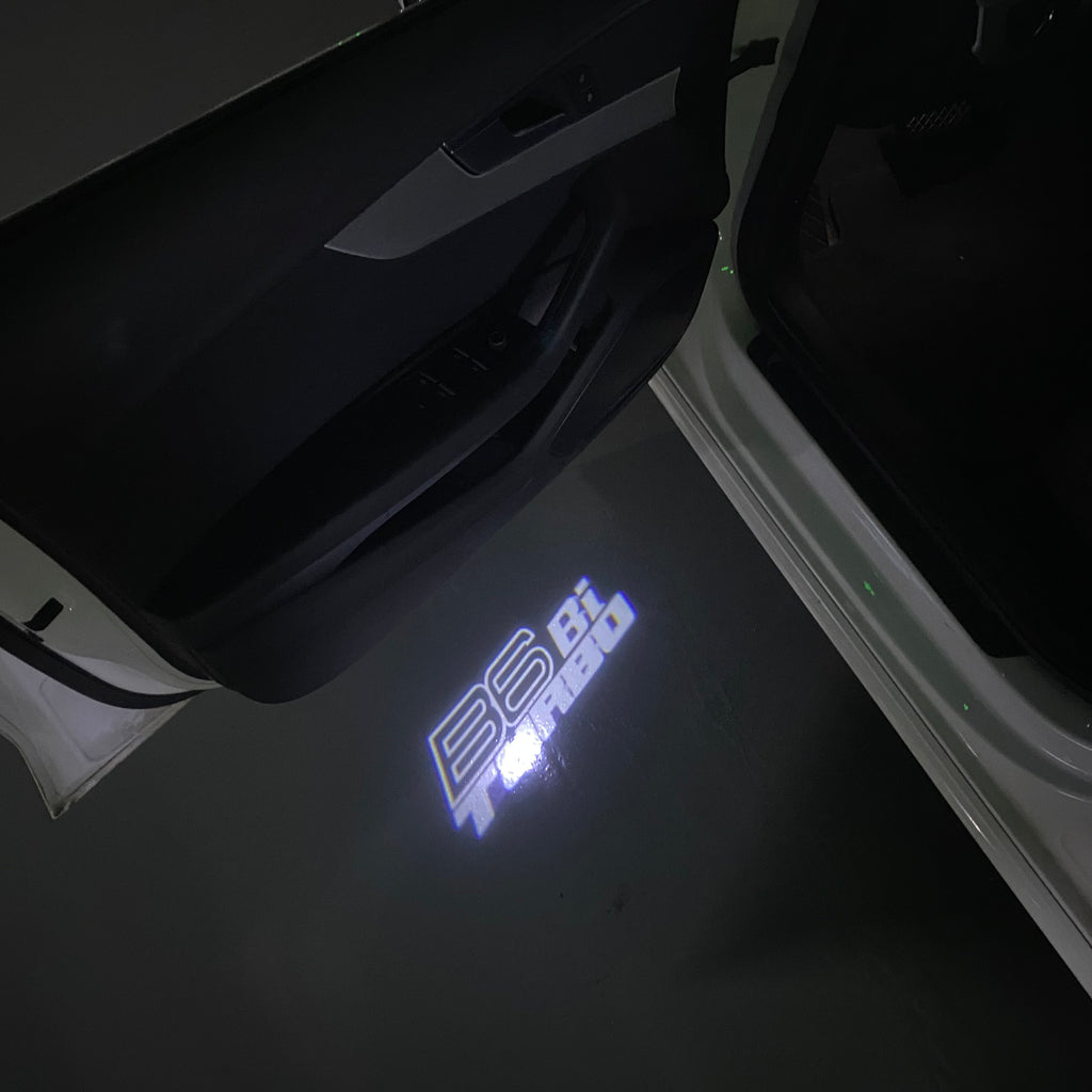 ALPINA B6 Bi TURBO   LOGO PROJECTOT LIGHTS  (quantity 1 = 1 sets/2 door lights) Nr.07A44