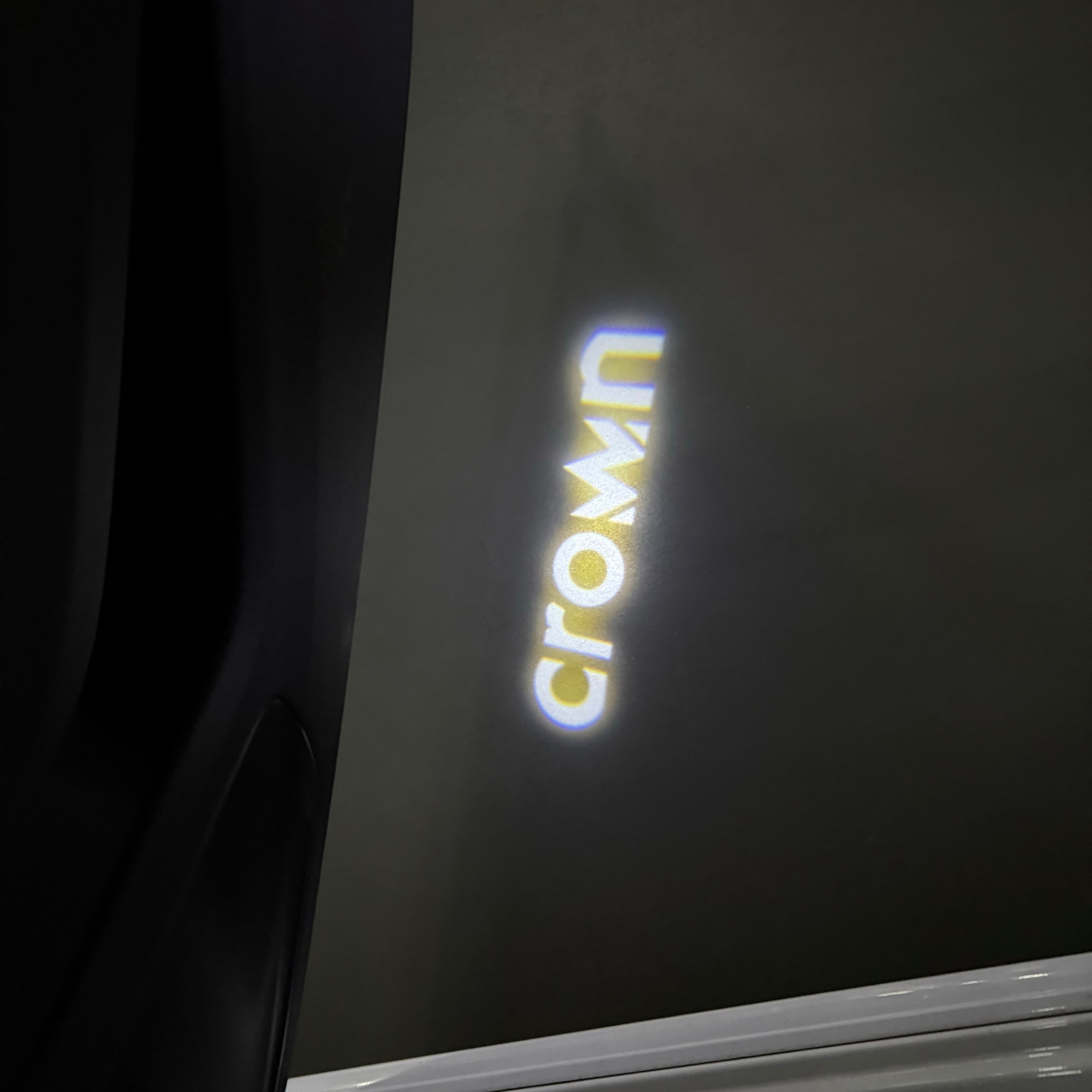 TOYOTA  CROWN LOGO PROJECROTR LIGHTS  (quantity 1 = 1 sets/2 door lights) Nr.0GP23