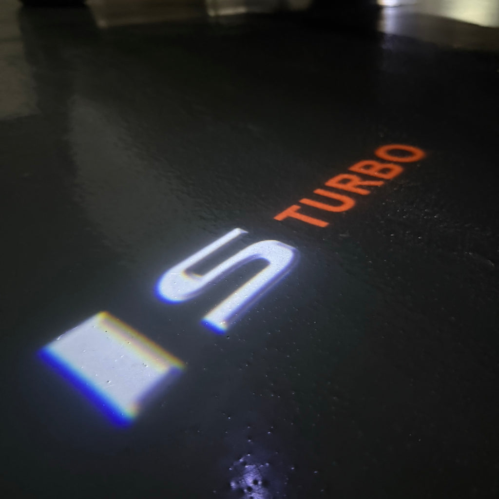 LEXUS  IS TURBO LOGO PROJECROTR LIGHTS (quantity 1 = 1 sets/2 door lights)Nr.01a55