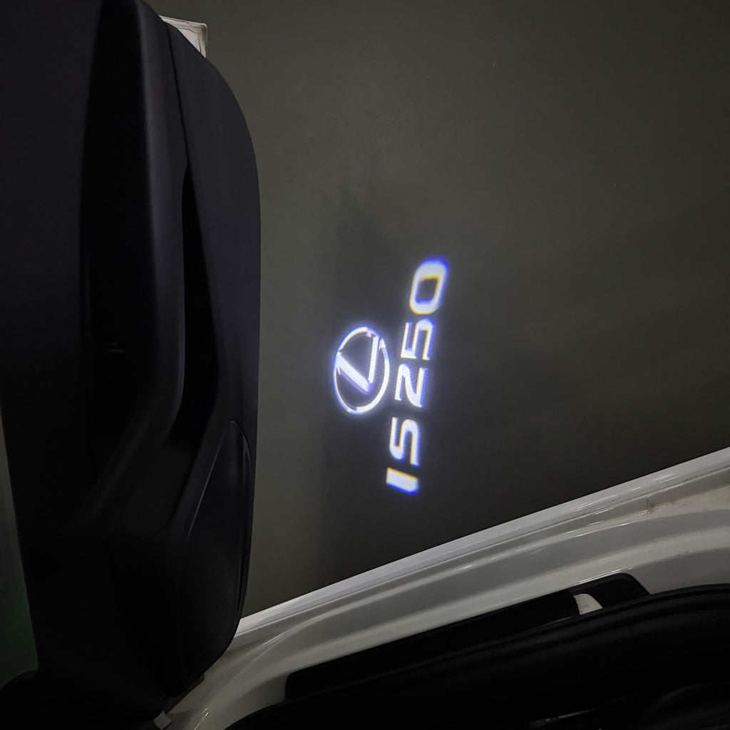 LEXUS IS 250 LOGO PROJECROTR LIGHTS (quantity 1 = 1 sets/2 door lights)Nr.01a59