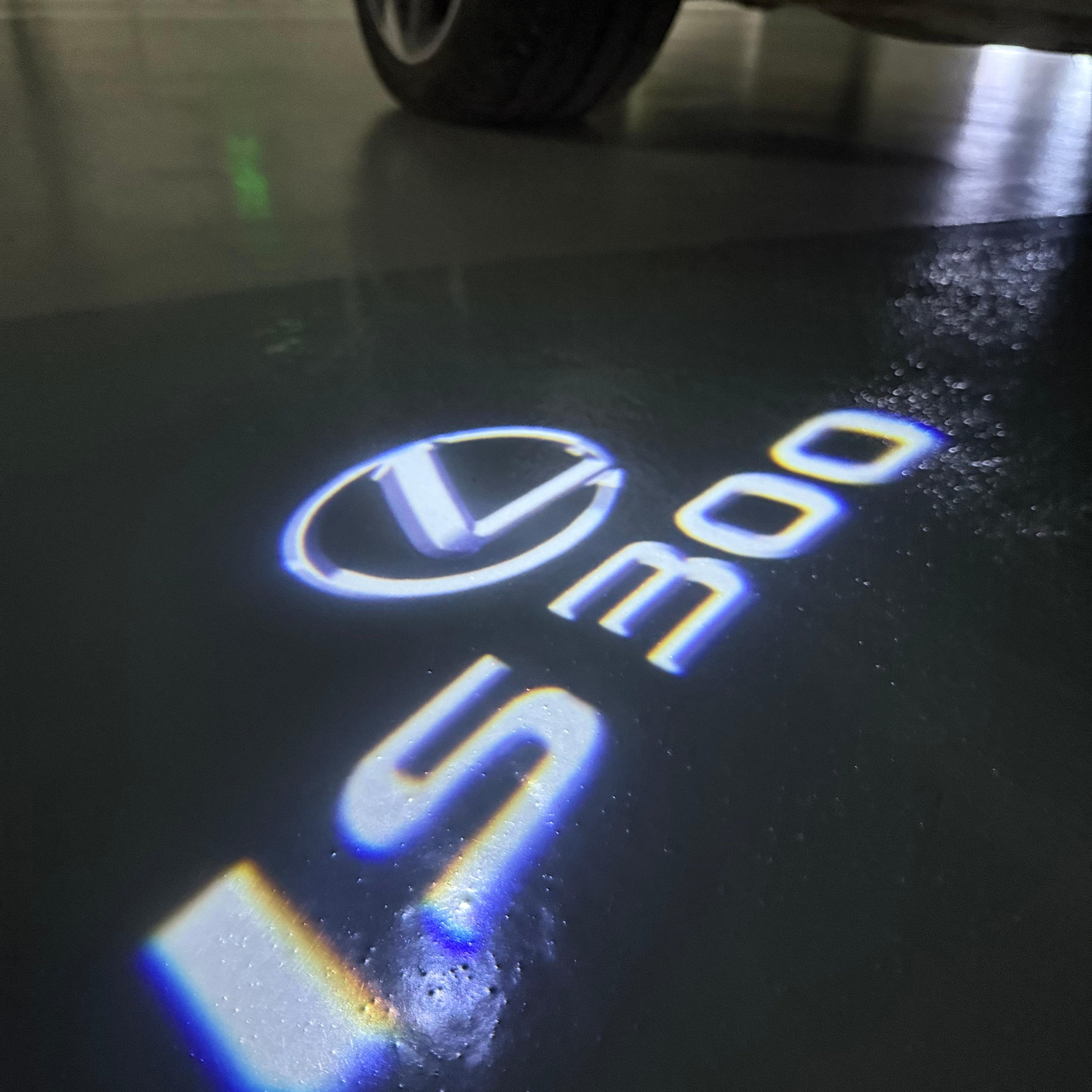 LEXUS LOGO PROJECROTR LIGHTS Nr.01 (Menge 1 = 1 Sets/2 Türleuchten)