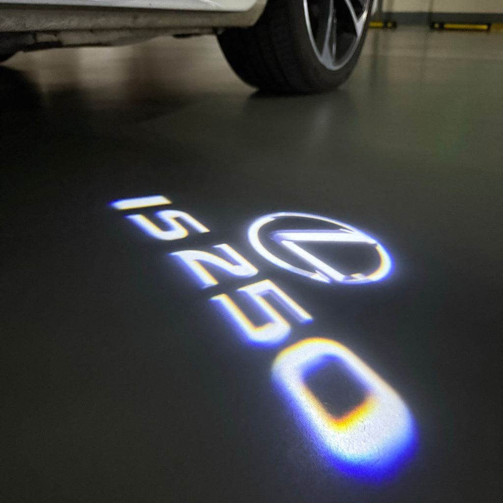 LEXUS IS 250 LOGO PROJECROTR LIGHTS (quantity 1 = 1 sets/2 door lights)Nr.01a59