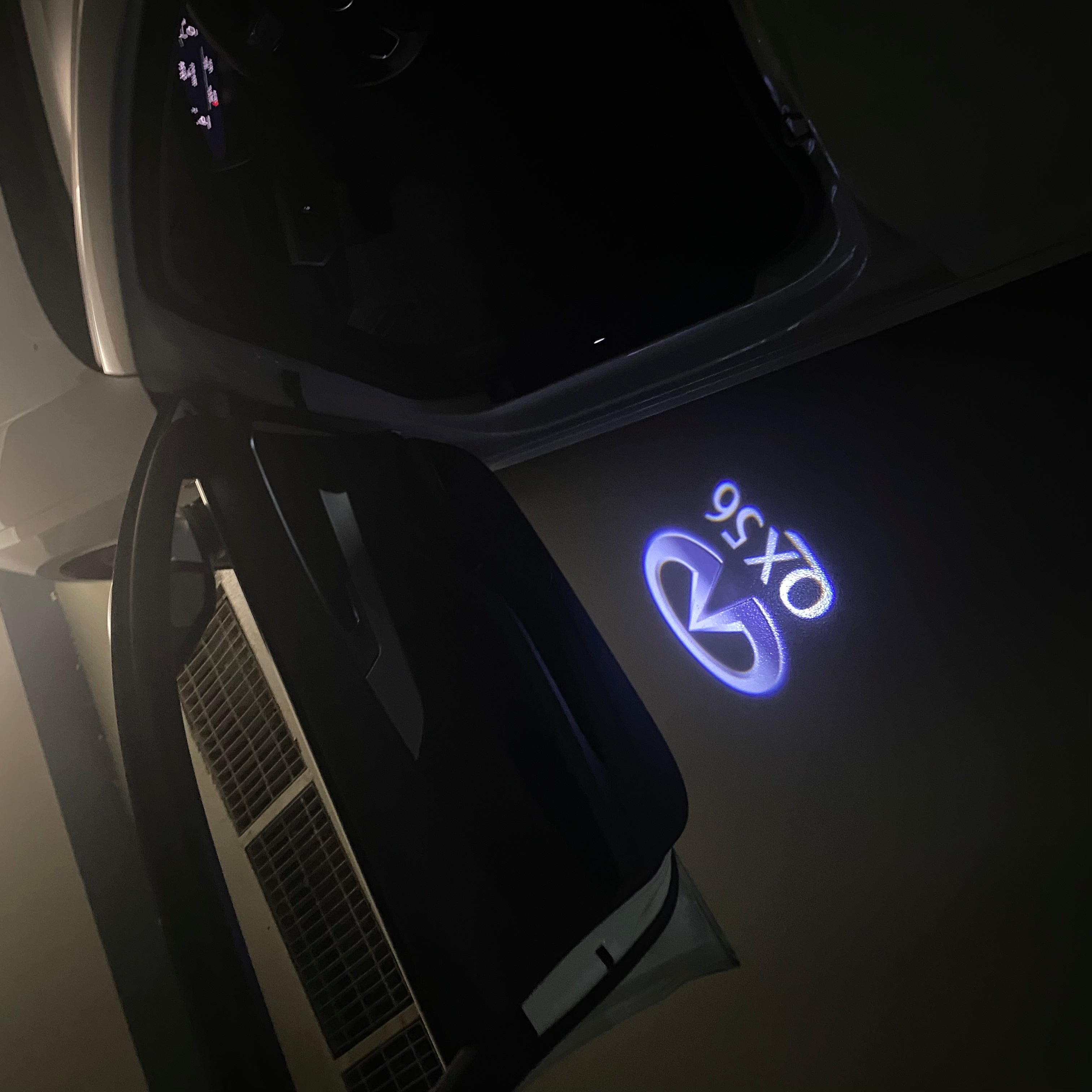 INFINITI QX56 LOGO PROJECROTR LIGHTS Nr.74 (quantity 1 = 1 sets/2 door lights)