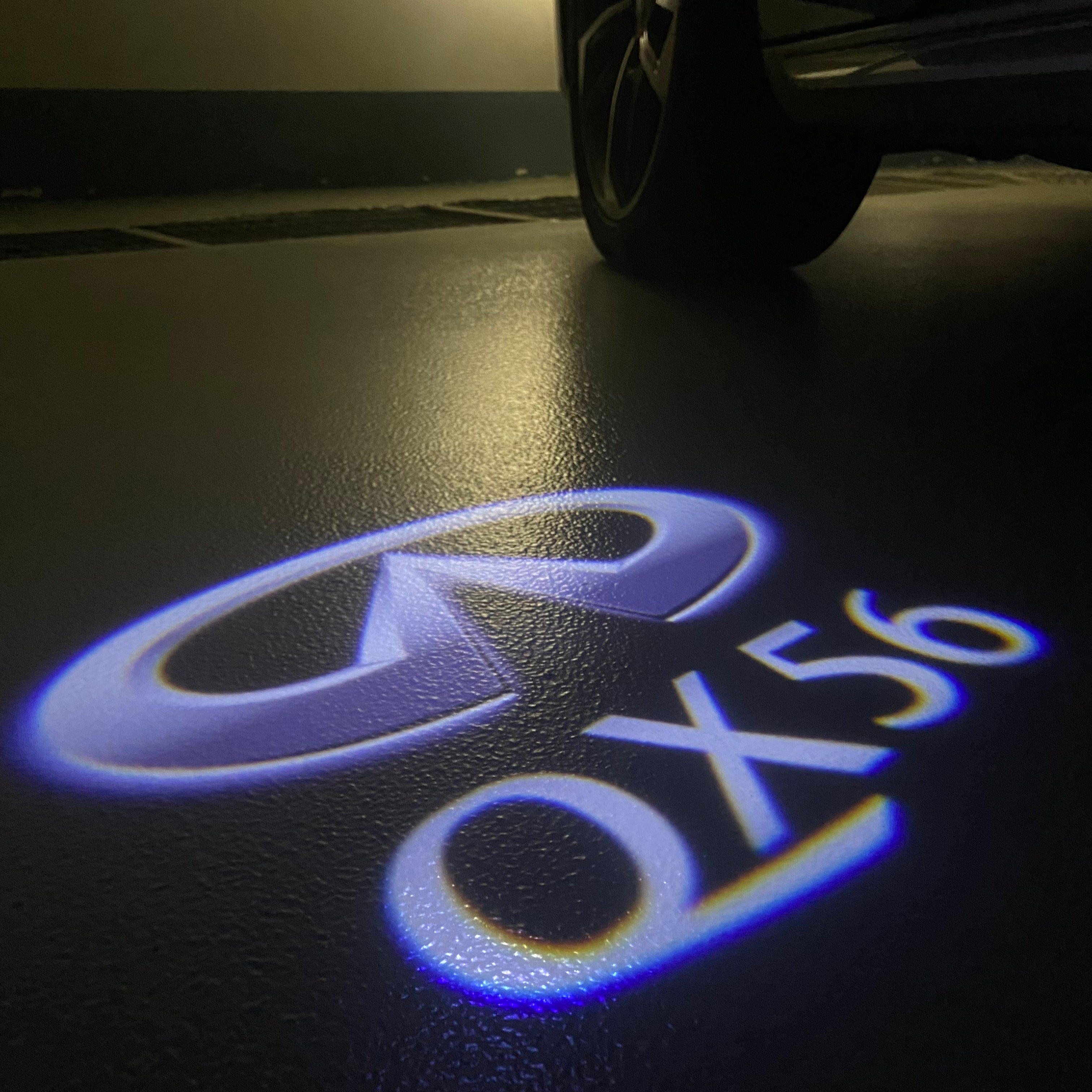 INFINITI QX56 LOGO PROJECROTR LIGHTS Nr.74 (quantity 1 = 1 sets/2 door lights)