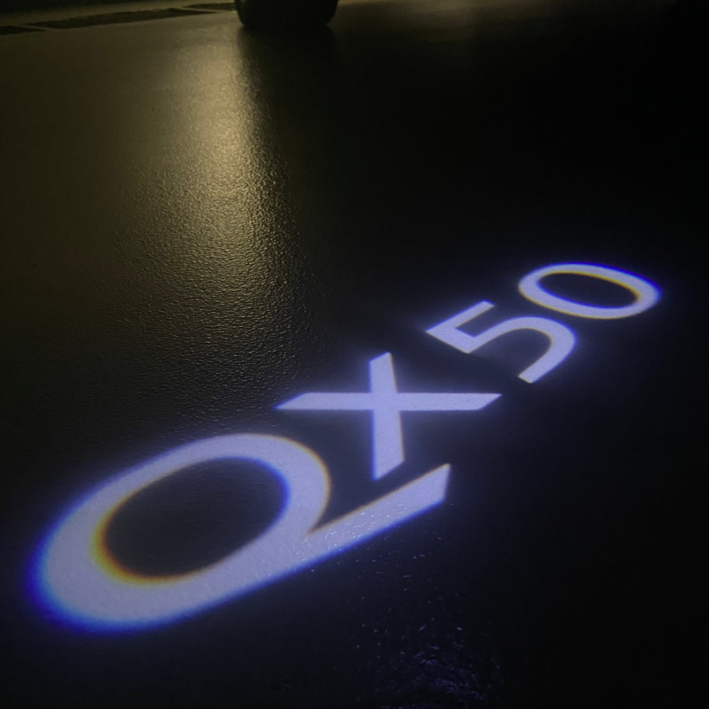 INFINTI QX50 LOGO PROJECROTR LIGHTS Nr.70 (quantità 1 = 1 set/2 luci porta)