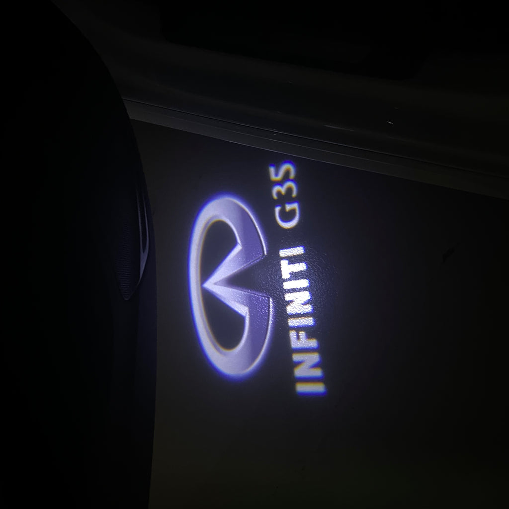 INFINTI G35 LOGO PROJECROTR LIGHTS Nr.38 (Menge 1 = 1 Sets/2 Türleuchten)