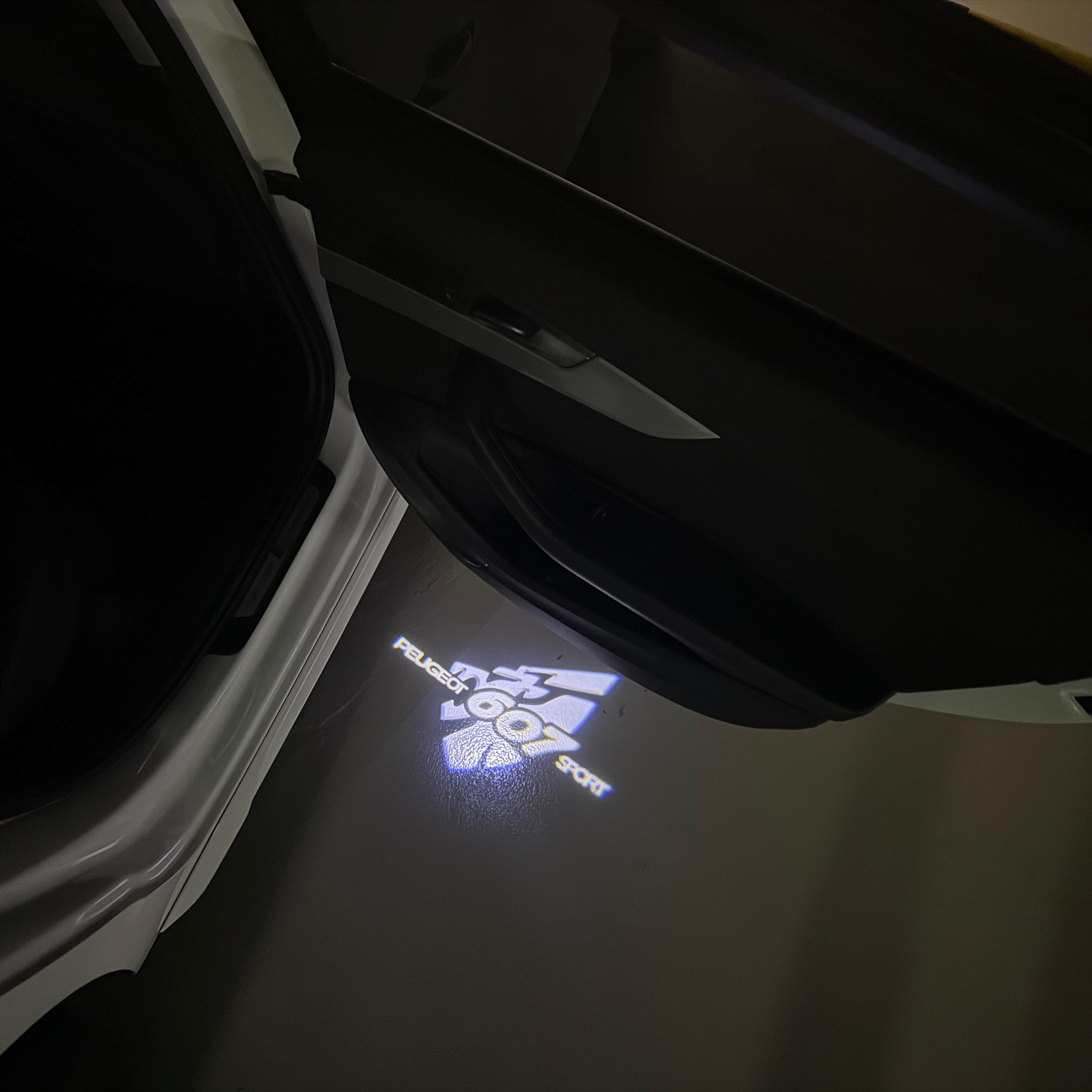 ÉCLAIRAGE DE PROJECTEUR BMW M3 LOGO Nr.24 (quantité 1 = 1 jeux / 2 feux de porte)