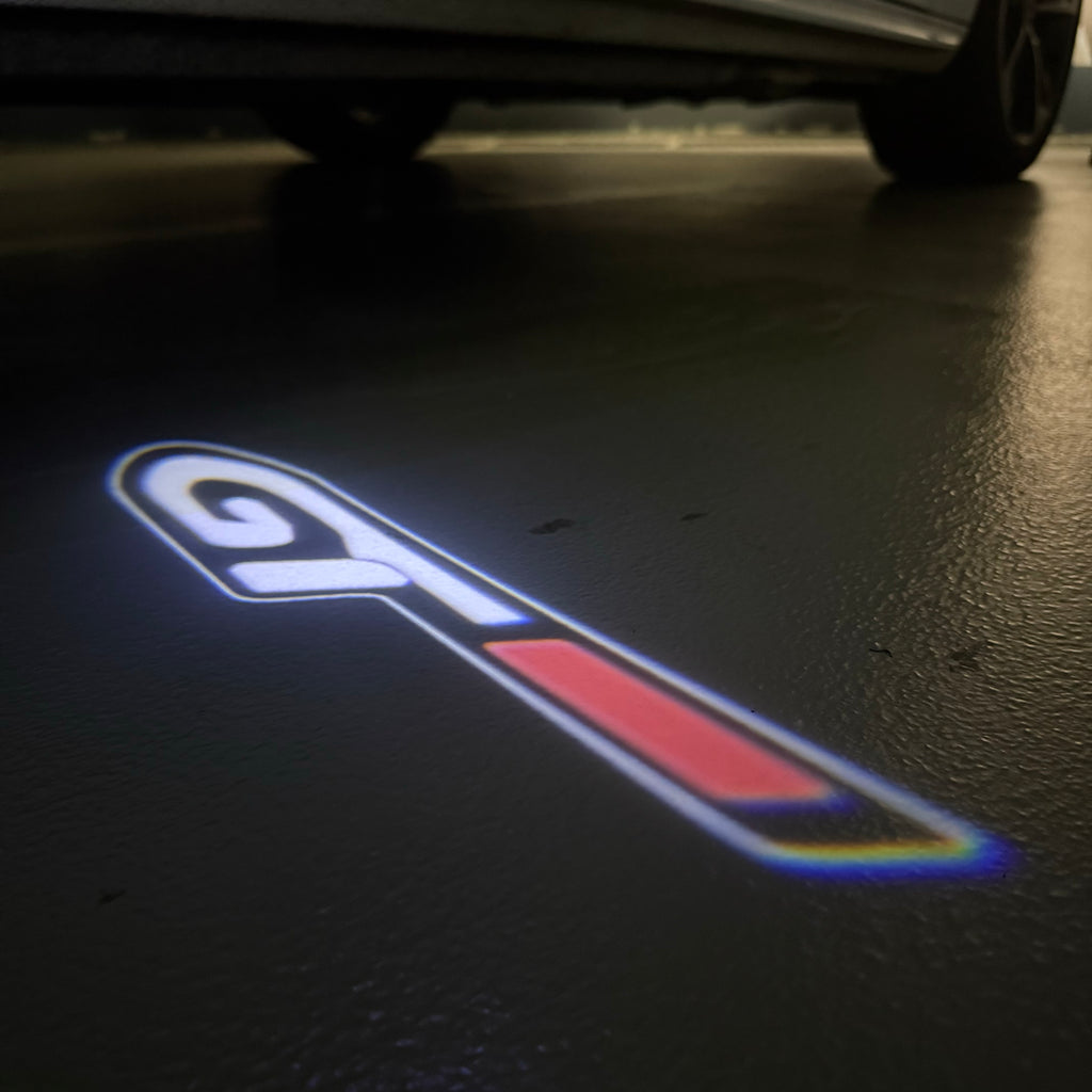 LUCES DE PROYECTOR DEL LOGOTIPO BMW M3 Nr.24 (cantidad 1 = 1 juegos / 2 luces de puerta)