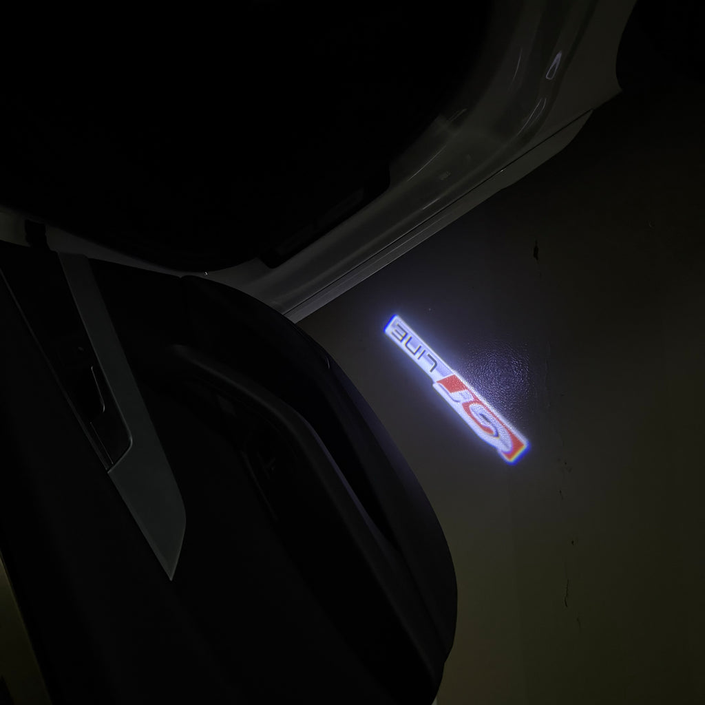 LUCES DE PROYECTOR DEL LOGOTIPO BMW M3 Nr.24 (cantidad 1 = 1 juegos / 2 luces de puerta)