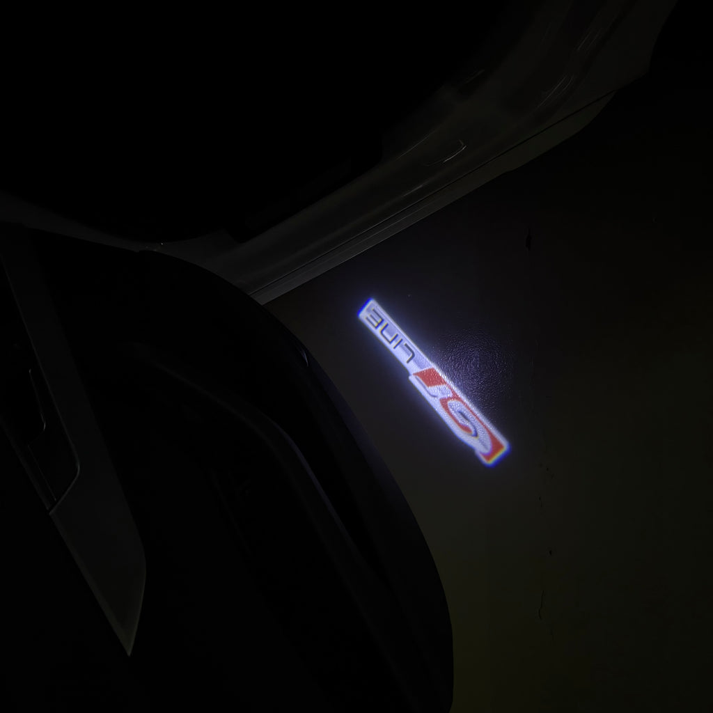 LUCES DE PROYECTOR DEL LOGOTIPO BMW M3 Nr.24 (cantidad 1 = 1 juegos / 2 luces de puerta)