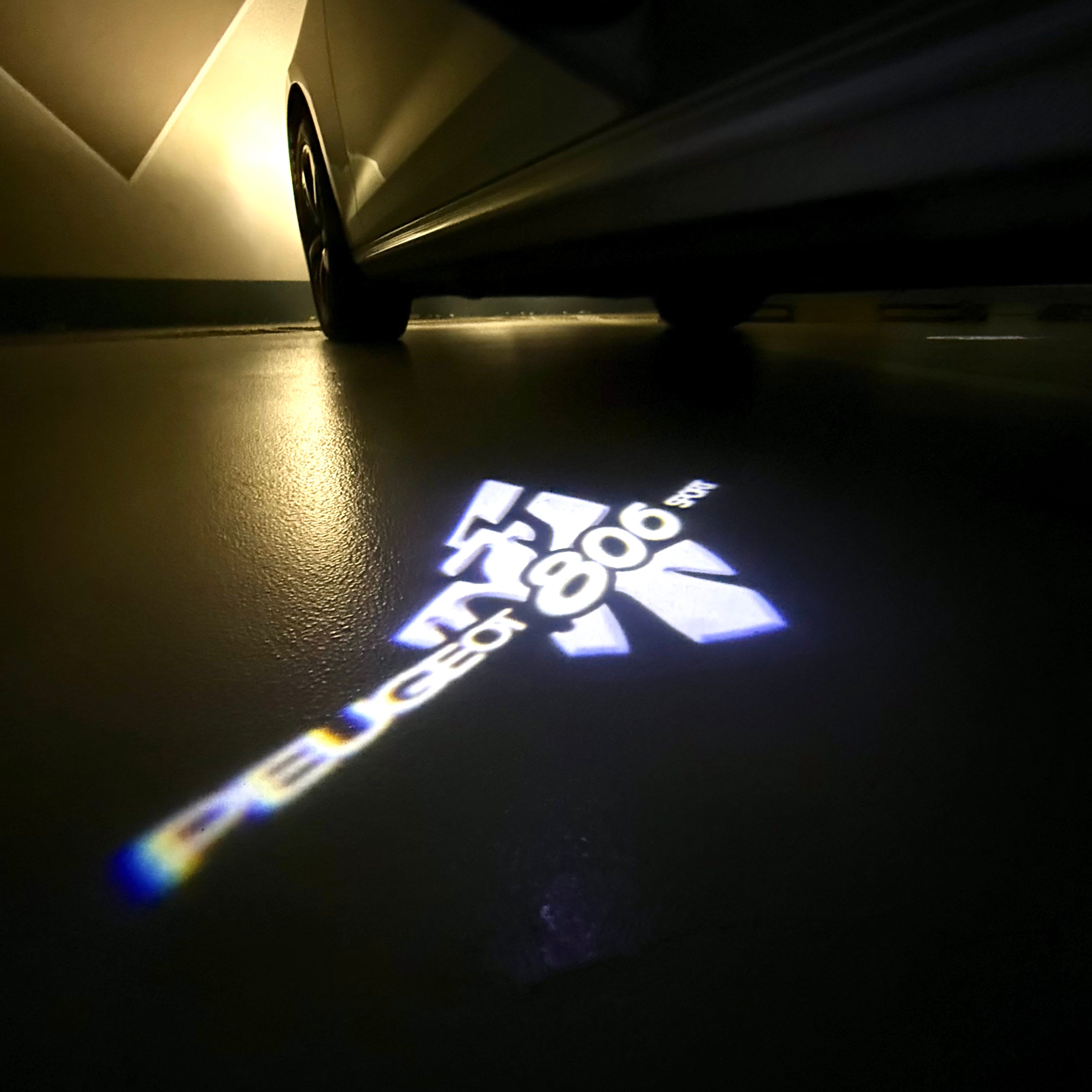 BMW M3 LOGO PROJECTOT LIGHTS Nr.24 (Menge 1 = 1 Sets/2 Türleuchten)