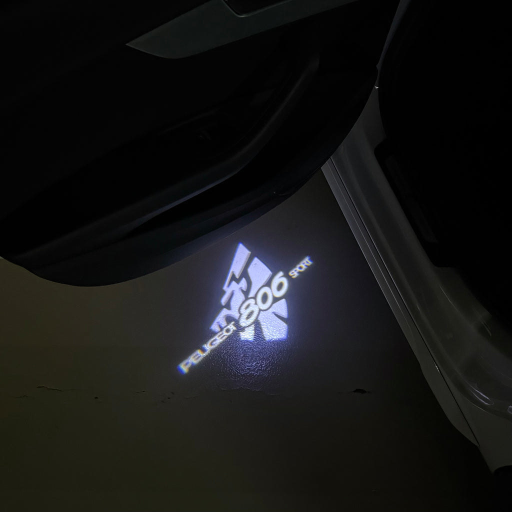 LUCES DE PROYECTOR DEL LOGOTIPO BMW M3 Nr.24 (cantidad 1 = 1 juegos / 2 luces de puerta)