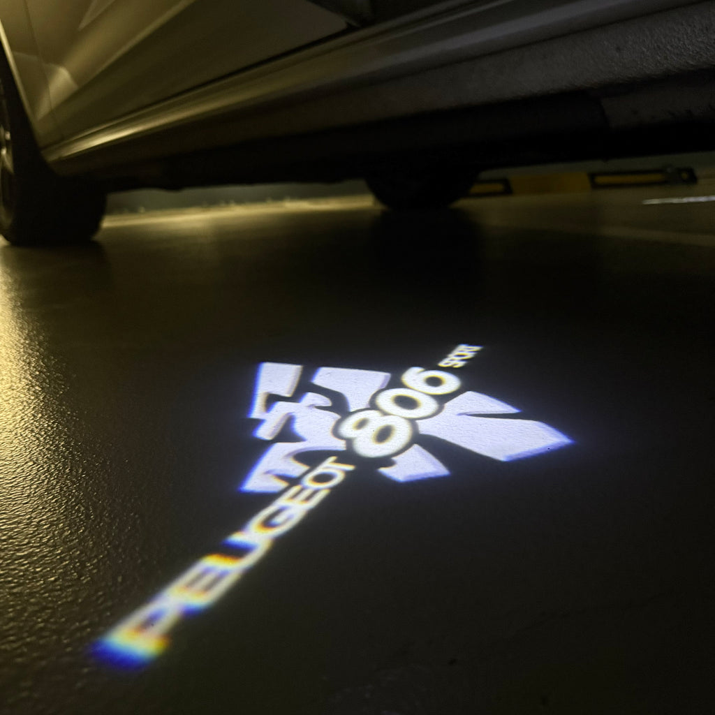 LUCES DE PROYECTOR DEL LOGOTIPO BMW M3 Nr.24 (cantidad 1 = 1 juegos / 2 luces de puerta)