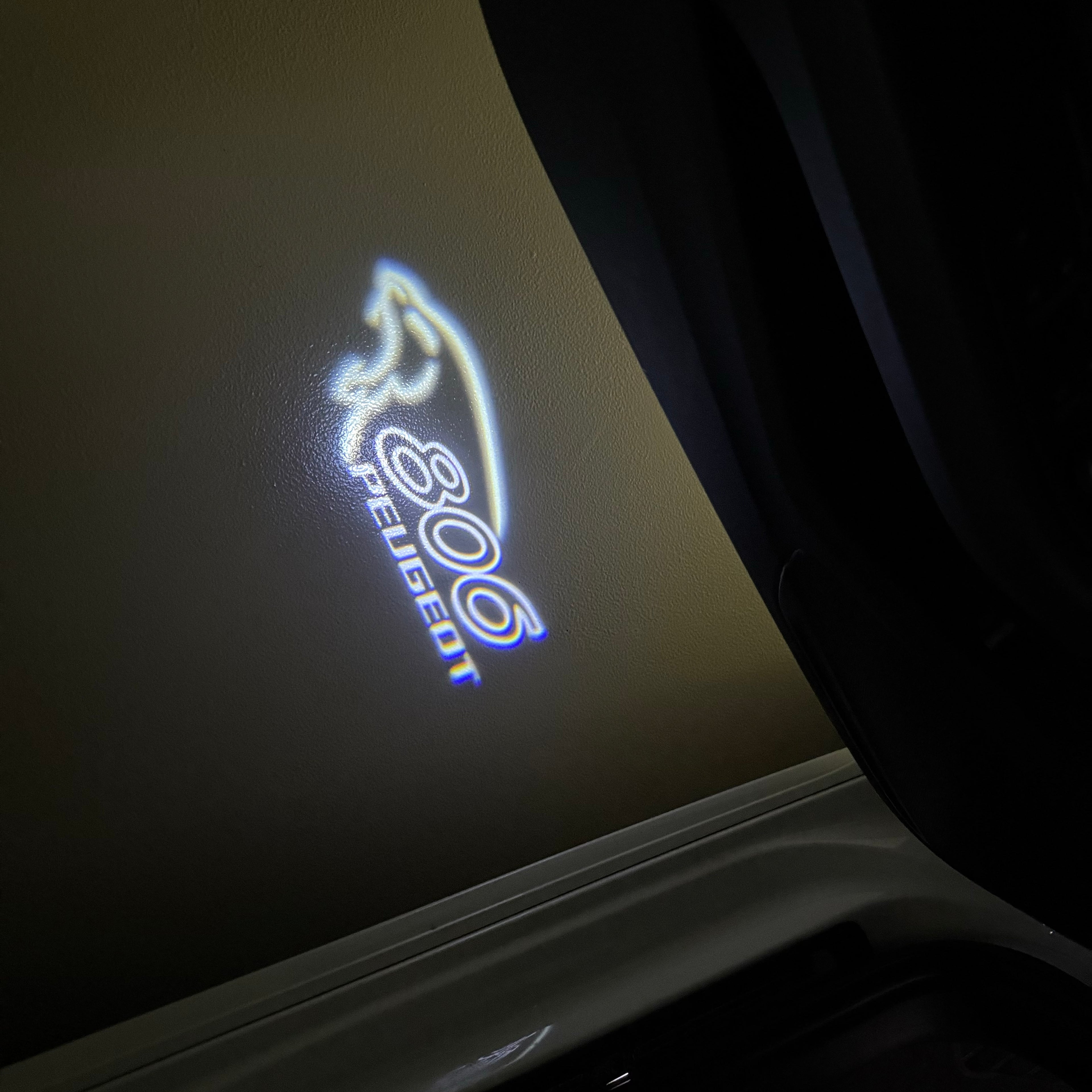 BMW M3 LOGO PROJECTOT LIGHTS Nr.24 (Menge 1 = 1 Sets/2 Türleuchten)