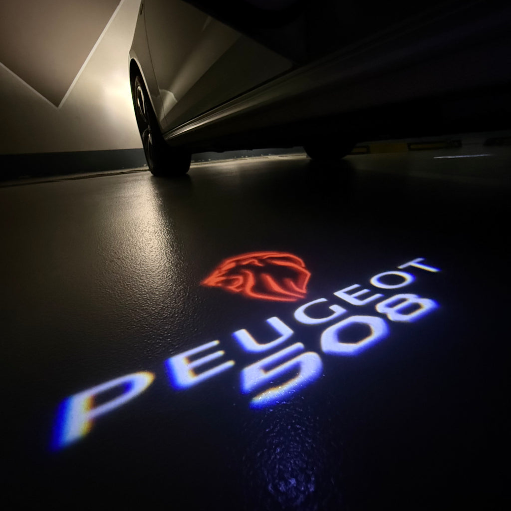 PEUGEOT  508  LOGO PROJECTOT LIGHTS (quantity 1 = 1 sets/2 door lights) Nr.6024q46