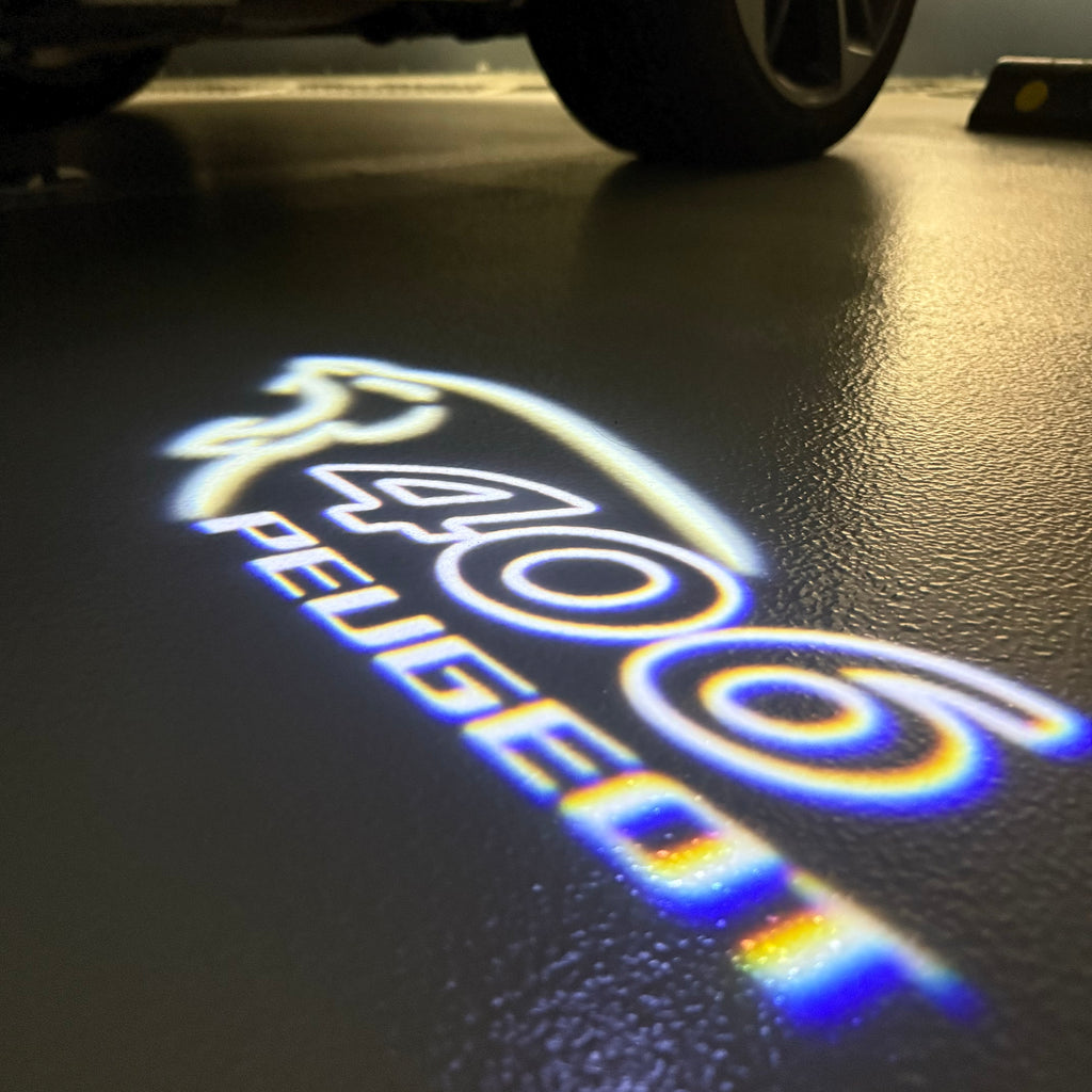 LUCES DE PROYECTOR DEL LOGOTIPO BMW M3 Nr.24 (cantidad 1 = 1 juegos / 2 luces de puerta)
