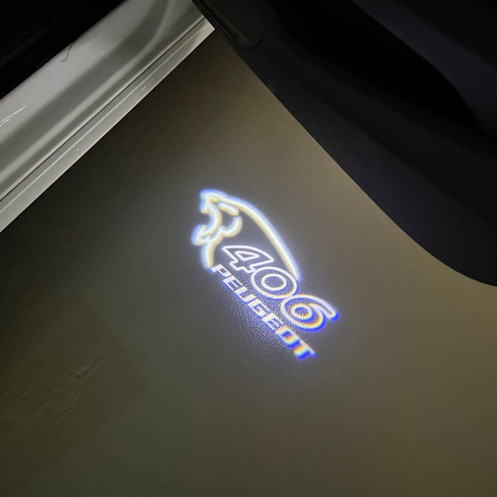 LUCES DE PROYECTOR DEL LOGOTIPO BMW M3 Nr.24 (cantidad 1 = 1 juegos / 2 luces de puerta)
