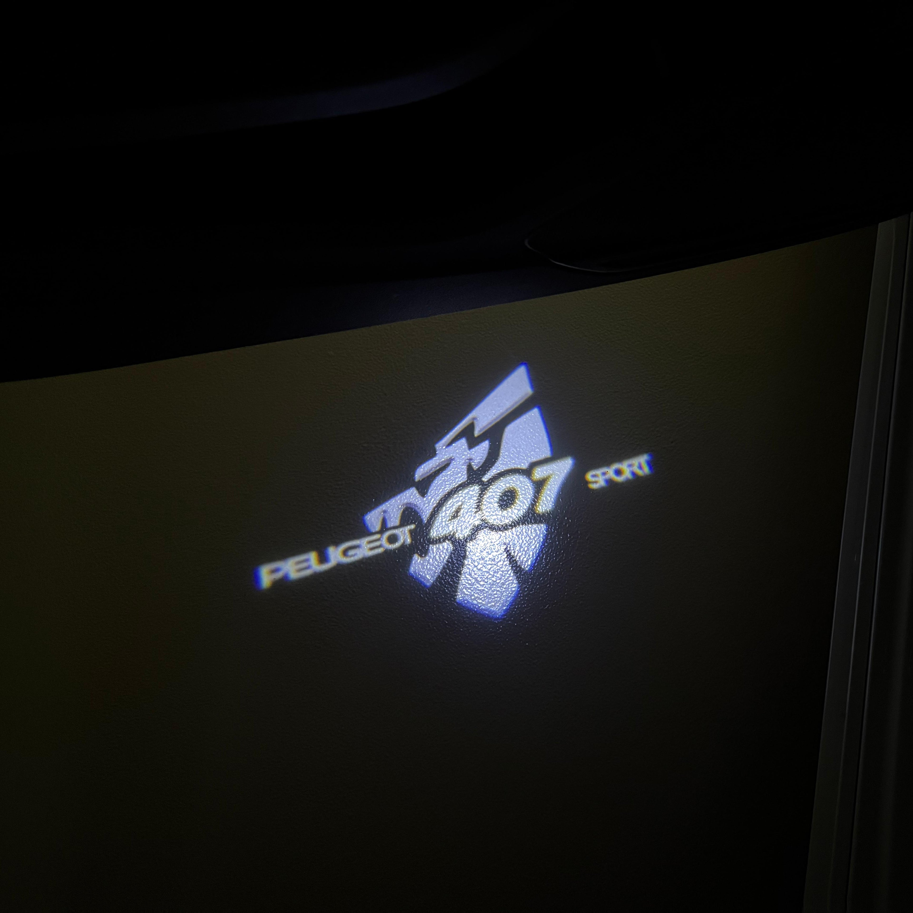 ÉCLAIRAGE DE PROJECTEUR BMW M3 LOGO Nr.24 (quantité 1 = 1 jeux / 2 feux de porte)