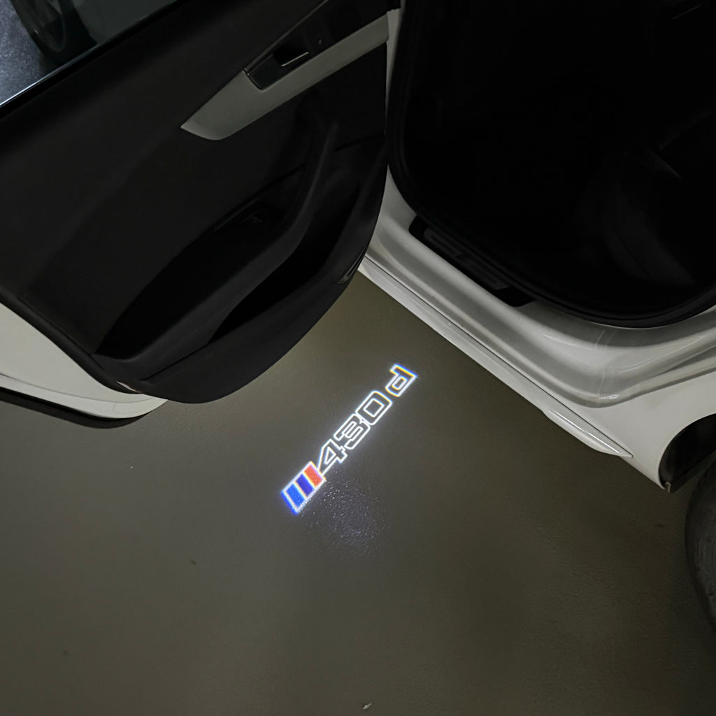 BMW M3 LOGO PROJECTOT LIGHTS Nr.24 (Menge 1 = 1 Sets/2 Türleuchten)
