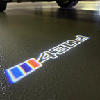 BMW M3 LOGO PROJECTOT LIGHTS Nr.24 (Menge 1 = 1 Sets/2 Türleuchten)