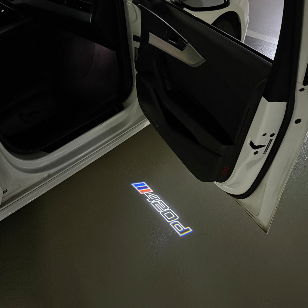BMW M3 LOGO PROJECTOT LIGHTS Nr.24 (Menge 1 = 1 Sets/2 Türleuchten)