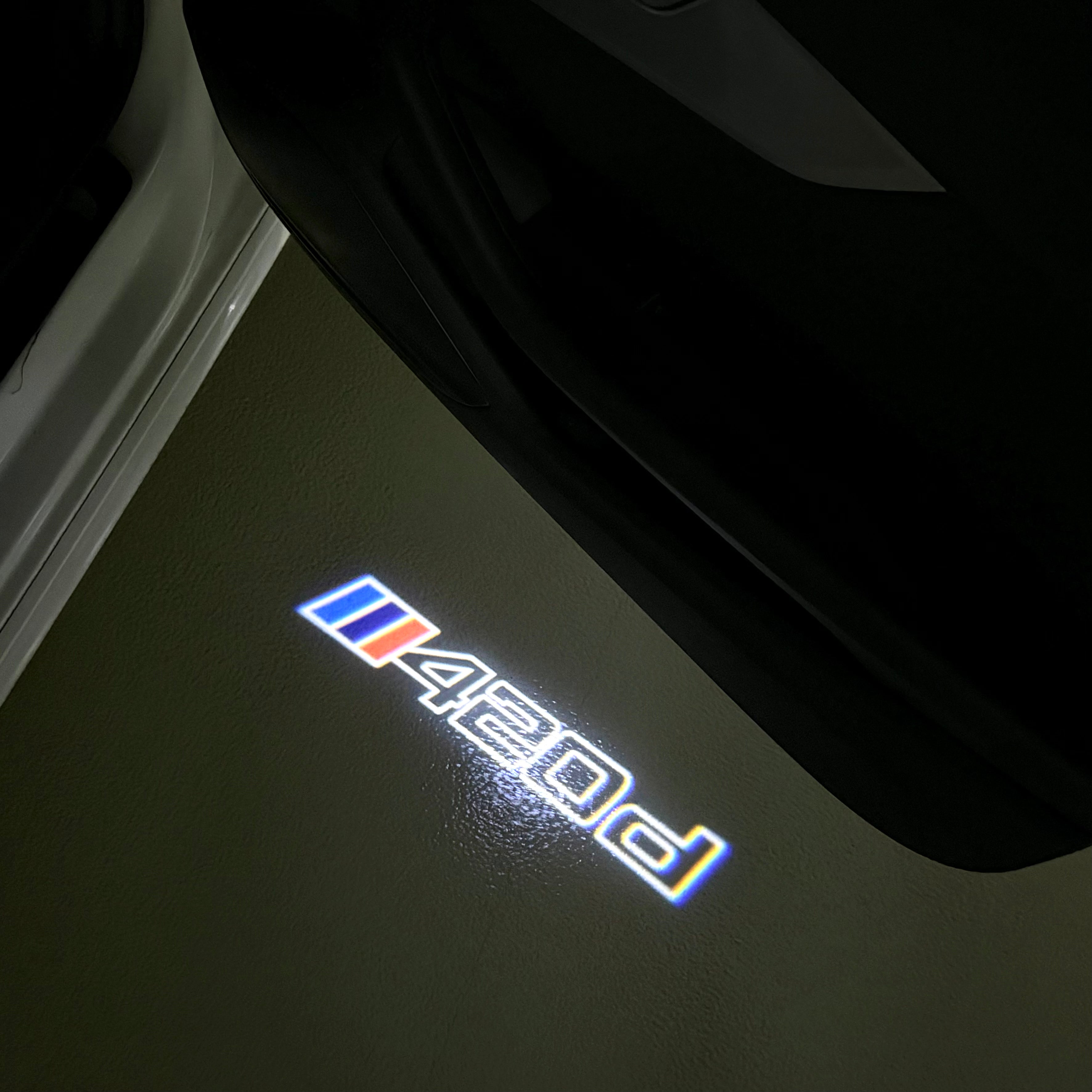 BMW M3 LOGO PROJECTOT LIGHTS Nr.24 (Menge 1 = 1 Sets/2 Türleuchten)