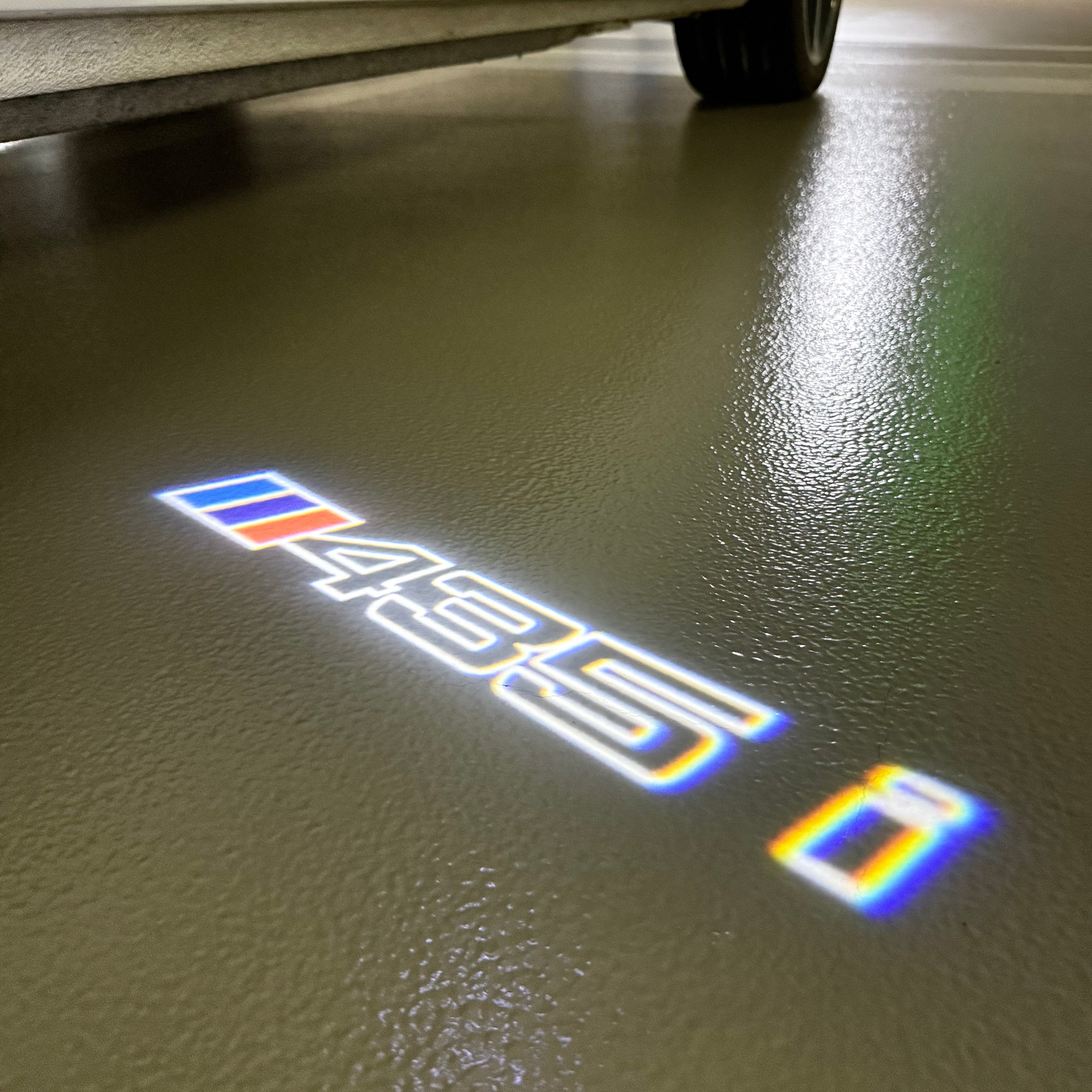 BMW M3 LOGO PROJECTOT LIGHTS Nr.24 (Menge 1 = 1 Sets/2 Türleuchten)