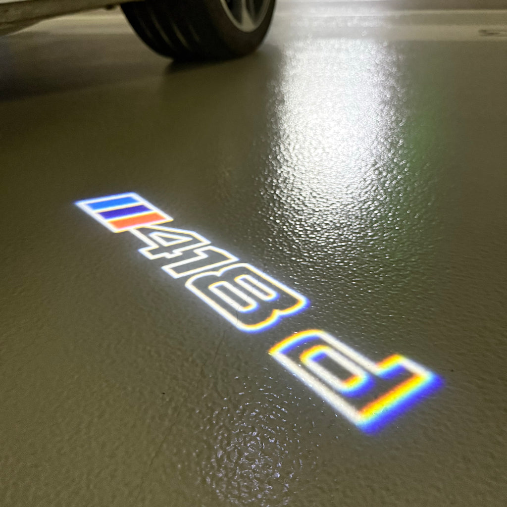 BMW M3 LOGO PROJECTOT LIGHTS Nr.24 (Menge 1 = 1 Sets/2 Türleuchten)