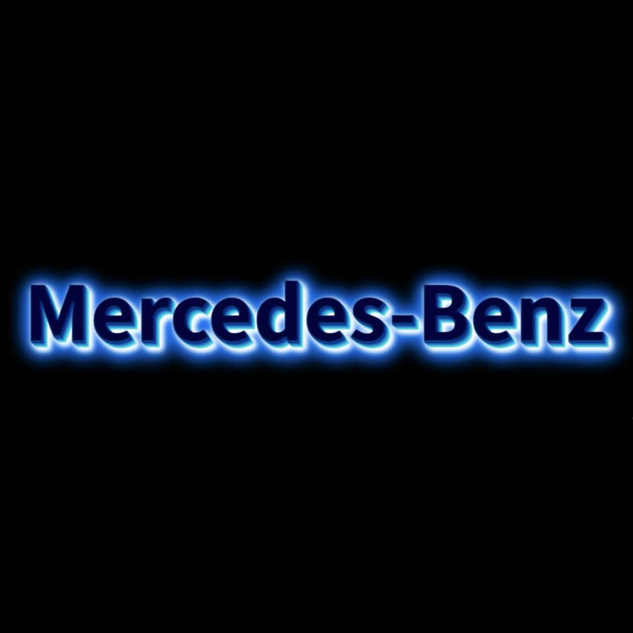 MERCEDES BENZ LOGO PROJECTOT LIGHTS Nr.03 (cantidad 1 = 1 juego/2 luces de puerta)