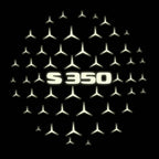 MERCEDES BENZ S 350 LOGO PROJECTOR LIGHTS  (quantity 1 = 1 sets/2 door lights)Nr.03f028