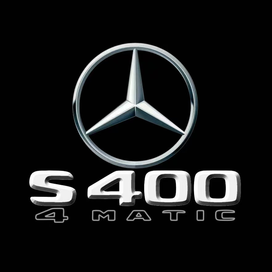 MERCEDES BENZ S 400 LOGO PROJECTOR LIGHTS  (quantity 1 = 1 sets/2 door lights)Nr.03f031