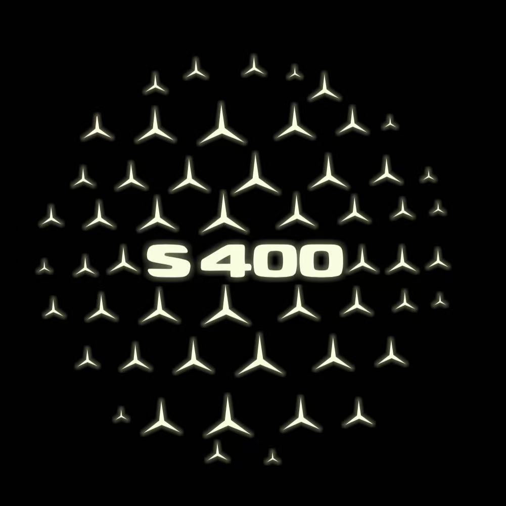 MERCEDES BENZ S 400 LOGO PROJECTOR LIGHTS  (quantity 1 = 1 sets/2 door lights)Nr.03f033