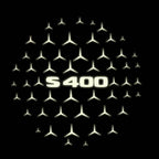 MERCEDES BENZ S 400 LOGO PROJECTOR LIGHTS  (quantity 1 = 1 sets/2 door lights)Nr.03f033