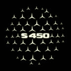 MERCEDES BENZ S 450 LOGO PROJECTOR LIGHTS  (quantity 1 = 1 sets/2 door lights)Nr.03f037