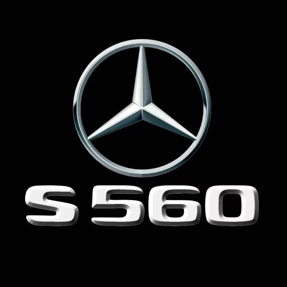 MERCEDES BENZ LOGO PROJECTOT LIGHTS Nr.03 (cantidad 1 = 1 juego/2 luces de puerta)