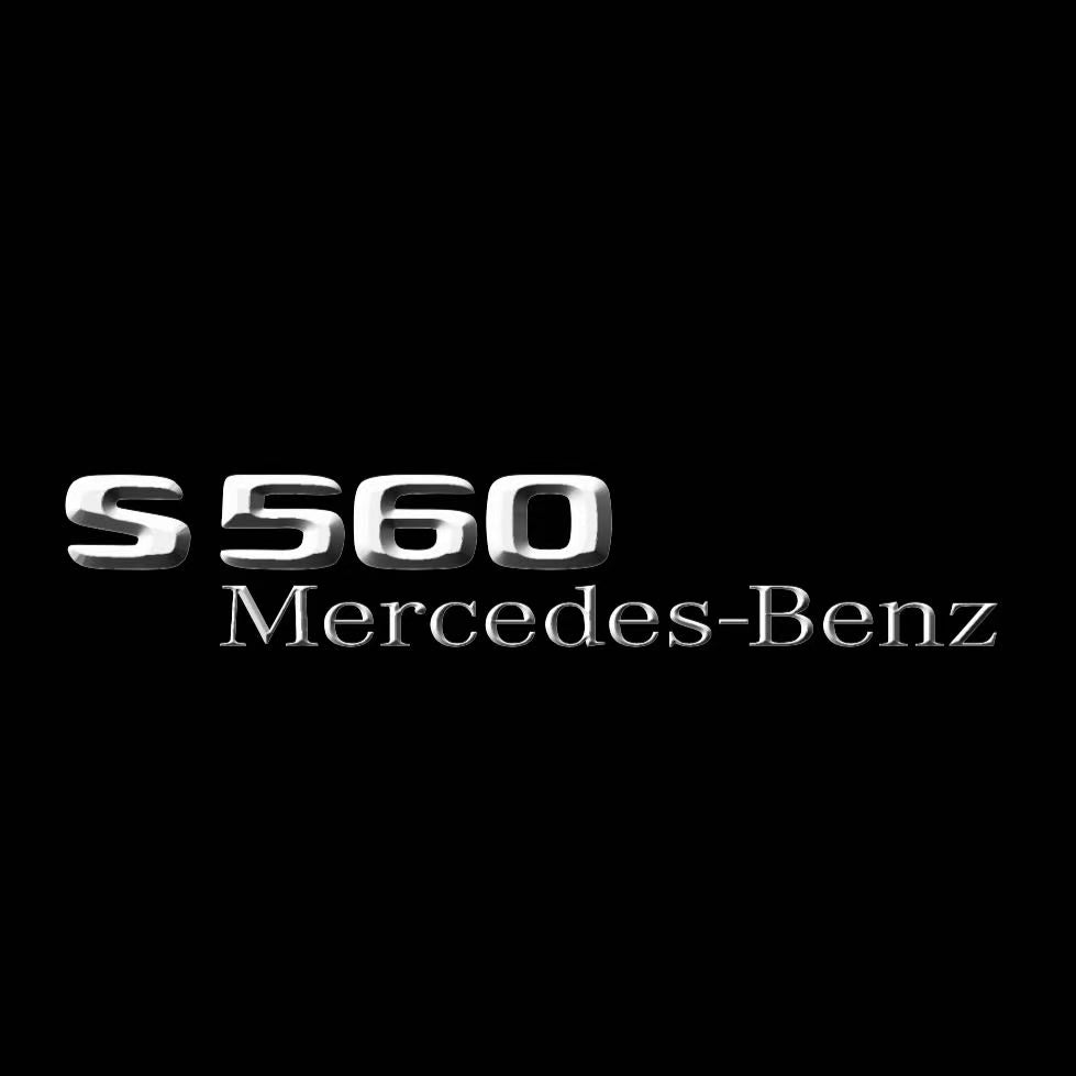 MERCEDES BENZ S 560 LOGO PROJECTOR LIGHTS  (quantity 1 = 1 sets/2 door lights)Nr.03f046